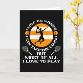 テニス – 大好き勝ち遊だ カード (黄色い花)