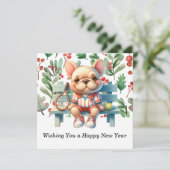 テニス 新年のご多幸をお祈りします シーズンカード (スタンド正面)