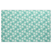 テニス:白と緑-カスタマイズ可能 ファブリック (ファットクウォーター)