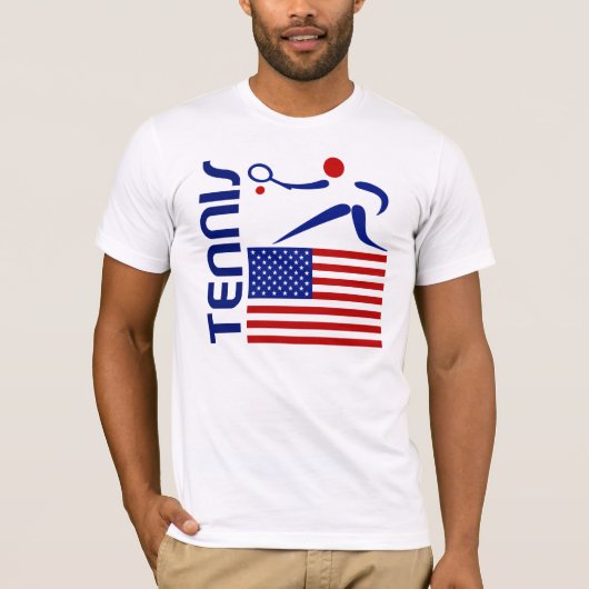 テニス、米国 Tシャツ (正面)