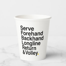 テニス 紙コップ