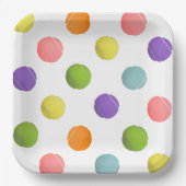 テニス 紙皿 (正面)