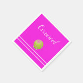 テニス「過給者」 スタンダードカクテルナプキン (角)