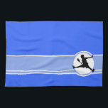 テニス；青 キッチンタオル<br><div class="desc">このスカイブルークールのストライプが大好きですストライプ。テニス選手デザイン。素晴らし贈り物！Tシャツ、電話ケ頭が切れるース、マウスカード、キーホルダー、ポスター、カード、電子カバー、コンピュータのラップトップ/ノートパソコンスリーブ、キャップ、マグカップ、その他で利用可能！Samsung Galaxy S3、iphone 5、HTC鮮やかな/ライダー4 G、Kindleファイア、ドロイドRAZR、iPadのカスタムギフトケースを見に行こう！まパーソナライズされたた、招待、あいさつ、名刺、Tシャツなど。</div>