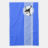 テニス；青 キッチンタオル (縦)