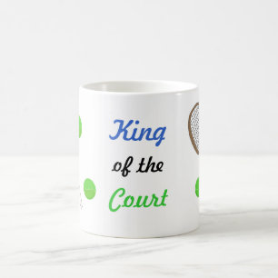 テニス – King of the Court コーヒーマグカップ