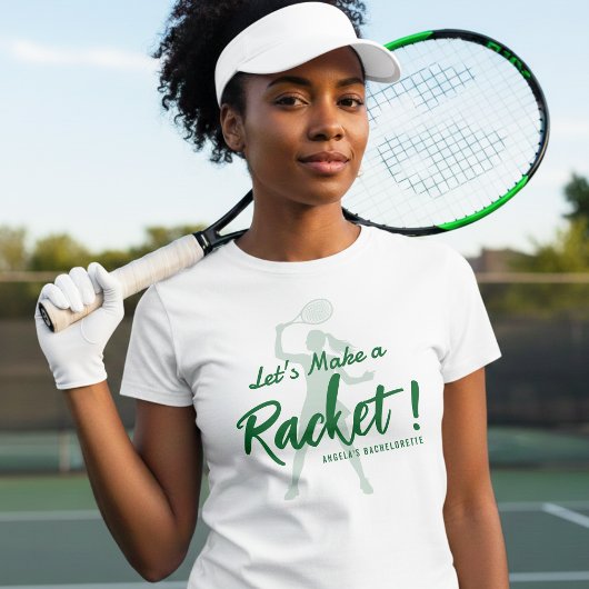 テニス Let's Make a Racket ブラコン パーティー Tシャツ