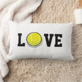 テニスLOVEスポーツボールおもしろい ランバークッション (ブランケット)