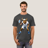 テニスTaurus – テニス選手Tシャツ Tシャツ (正面フル)