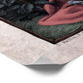 テニソン「シャロットのレディ」ビクトリアンアート16x20 ポスター (角)