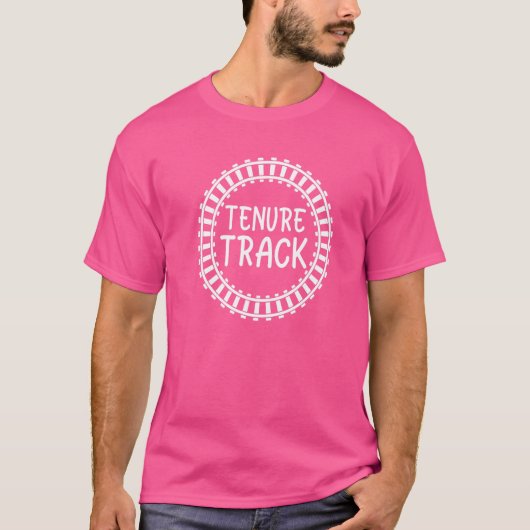 テニュアトラック教授トレイン先生テヌ Tシャツ (正面)