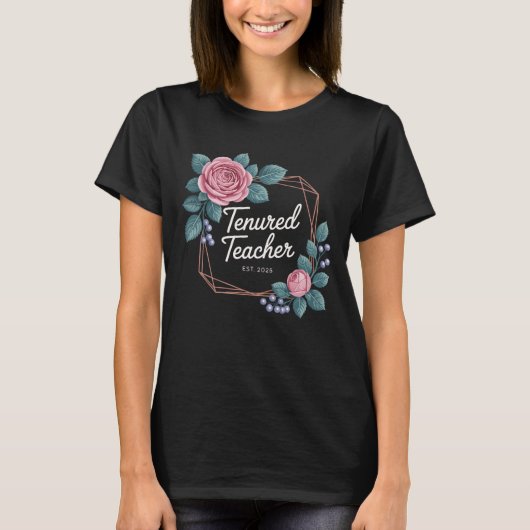 テニュア先生2025年在職女性祝賀会 Tシャツ (正面)