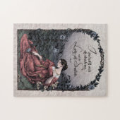 テニーソン「Lady of Shalott」アートビクトリアンパズル ジグソーパズル (横)