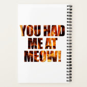 「テニーティガー」キティ スパイラル ノートブック (裏面)