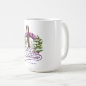 テニー・マウンテン・ニューハンプシャー・スキーのロゴ コーヒーマグカップ (正面右)