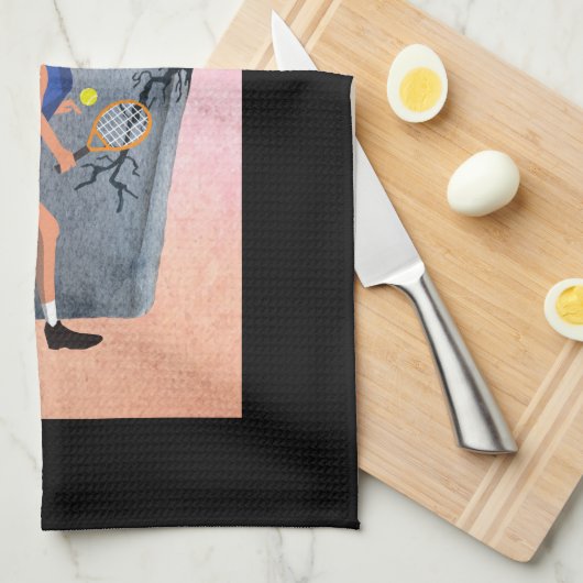 テニ保スは死ぬまでおもしろい キッチンタオル (四つ折り)