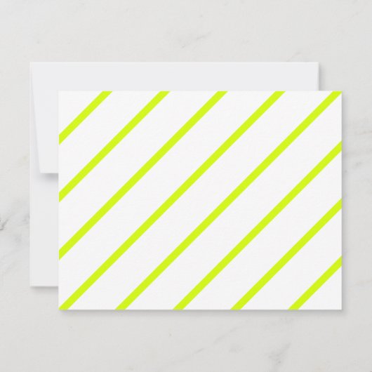 テニ名門私立校風のスストライプパーソナライズされたのノートカード ノートカード (裏面)