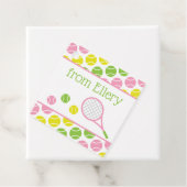 テニ名門私立校風のスパーソナライズされたビーギフトラベル フェイバータグ (インサイチュ)