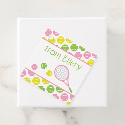 テニ名門私立校風のスパーソナライズされたビーギフトラベル フェイバータグ (インサイチュ)