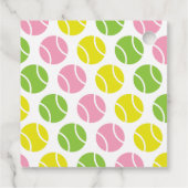 テニ名門私立校風のスパーソナライズされたビーギフトラベル フェイバータグ (裏面)