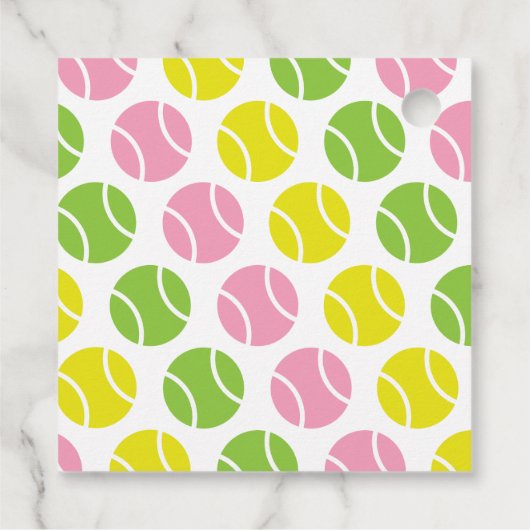 テニ名門私立校風のスパーソナライズされたビーギフトラベル フェイバータグ (裏面)