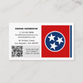 テネシモダンェス州旗/アメリカ 名刺 (裏面)