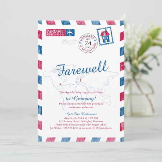 テネシーからドイツ航空便への移動 招待状 (スタンド正面)