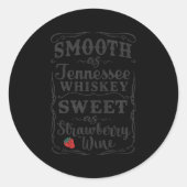 テネシーのウイスキーのユーモア休暇のように滑らかな ラウンドシール (正面)