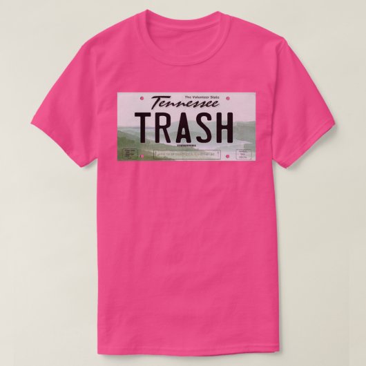 テネシーのゴミ Tシャツ (デザイン正面)