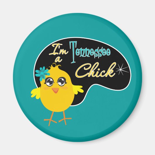 テネシーのシックだ マグネット (正面)