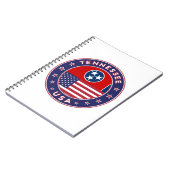 テネシーのステッカー、電話ケース、トートバッグ、時計 ノートブック (左側)