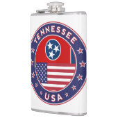 テネシーのステッカー、電話ケース、トートバッグ、時計 フラスク (左)