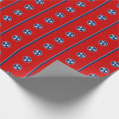 テネシーのタイル模様の署名 ラッピングペーパー (角)