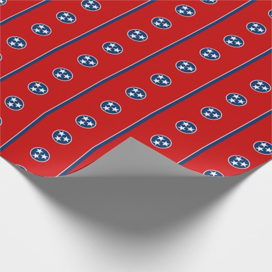 テネシーのタイル模様の署名 ラッピングペーパー (角)