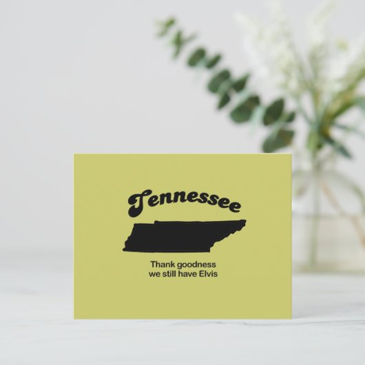 テネシーのモットー感謝してい – 善 ポストカード (スタンド正面)