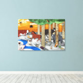 テネシーの動物 キャンバスプリント (インサイチュ (ウッドフロア))