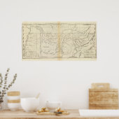 テネシーの地図 ポスター (キッチン)