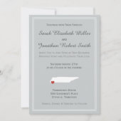 テネシーの愛 – カスタマイズ可能な結婚式招待状 招待状 (正面)