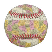 テネシーの新しい地図 野球ボール (裏面)