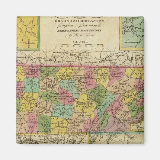 テネシーの新地図2 マグネット (正面)