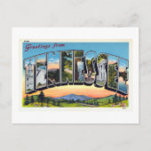 テネシーの旅行ポスターからのヴィンテージの挨拶 ポストカード (正面)