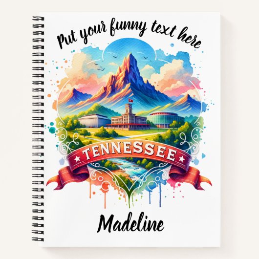 テネシーの自然鮮やか美しい ノートブック (正面)