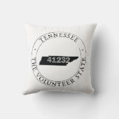 テネシーの郵便番号枕 クッション (裏面)
