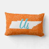 テネシーは一緒にあなたの州"私たち" ランバークッション (裏面)