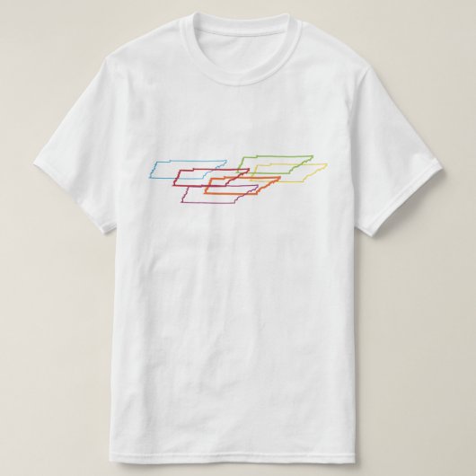 テネシーぼやけプライド Tシャツ (デザイン正面)