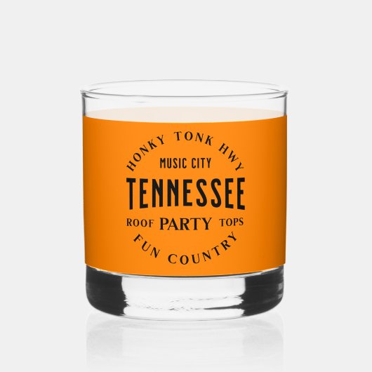 テネシーカスタムウイスキー酒パーティーグラス ウイスキーグラス (正面)