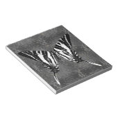 テネシーゼブラアゲハチョウ蝶 ノートパッド (アングル)