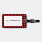 テネシーバッファロープレイド荷物タグ ラゲッジタグ (裏面横)