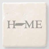 テネシーホーム州シェイプレターテネショーン ストーンコースター (正面)