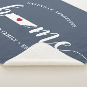 テネシーホーム州 パーソナライズされた シェルパブランケット (3/4)